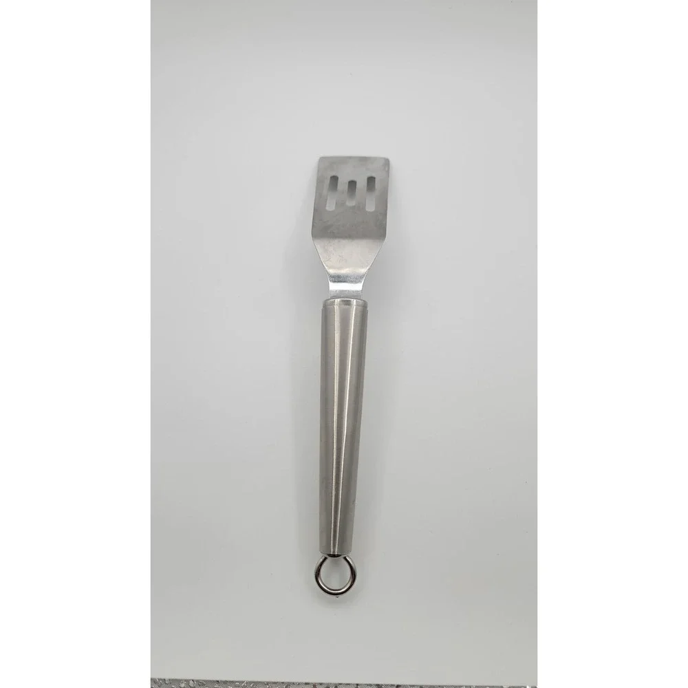 Oneida 18/8‎ Stainless Steel Slotted Turner Spatula with Hanging Loop 9.5 Inch